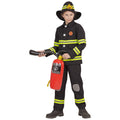 Ny Feuerwehr Uniform Schwarz Kostüm für Jungen