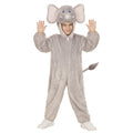 Overall Mit Motorhaube Und Maske 98 Zentimeter Afrikanischer Elefant Kostüm für Kinder