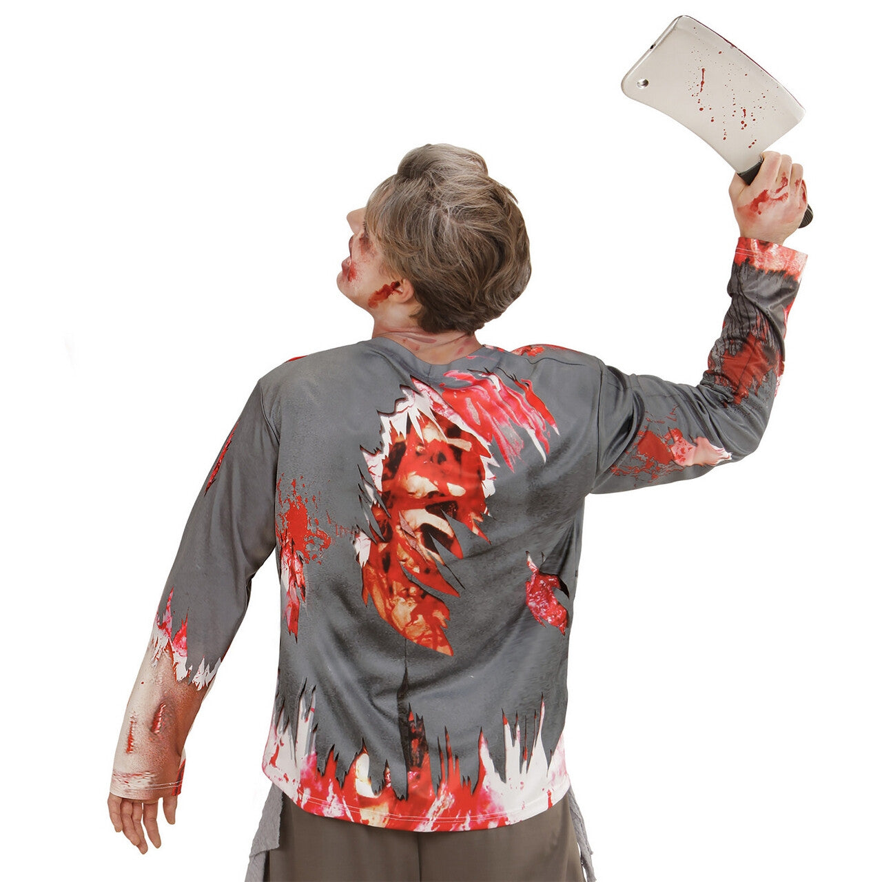 Op deze afbeelding zie je een Kostuums, van het merk Widmann. T-Shirt Lange Mouwen Wallstreet Crash Man