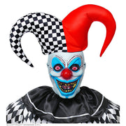 Op deze afbeelding zie je een Accessoires, van het merk Widmann. Akelige Nar Masker Met Harlekijnsmuts