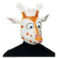 Ernte -Aussehende Giraffenmaske Mit Plüschhaaren
