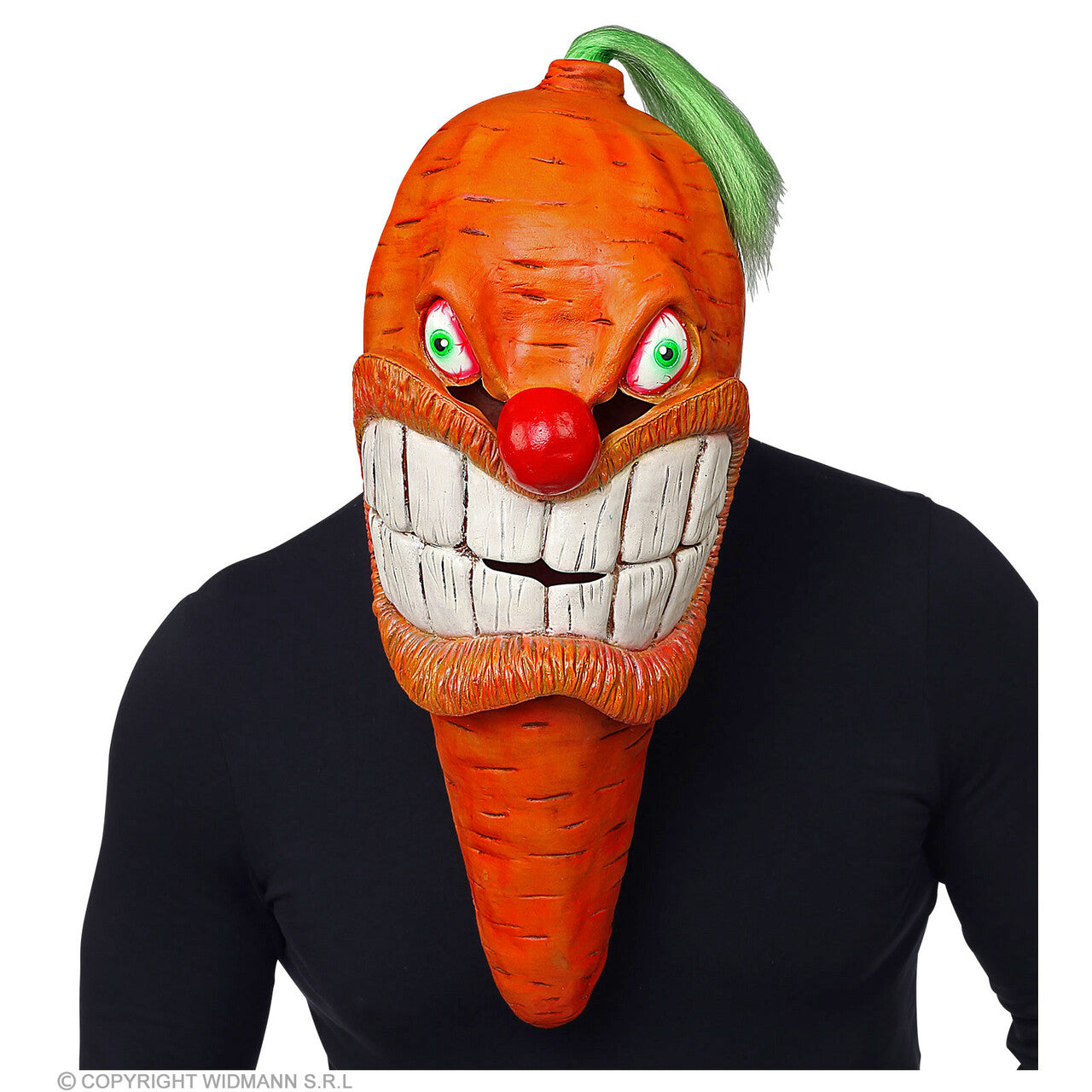 Op deze afbeelding zie je een Accessoires, van het merk Widmann. Onvriendelijke Wortel Masker Halloween
