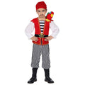 Piratenkapitän Mit Papagei Kostüm für Jungen