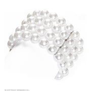 Op deze afbeelding zie je een Accessoires, van het merk Widmann. Brede Parel Armband Flapper