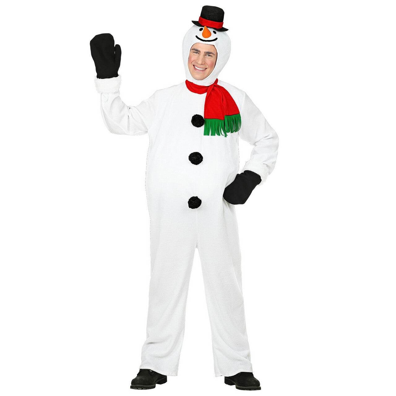 Op deze afbeelding zie je een Kostuums, van het merk Widmann. Kouwelijke Sneeuwpop Kerstvakantie Kostuum
