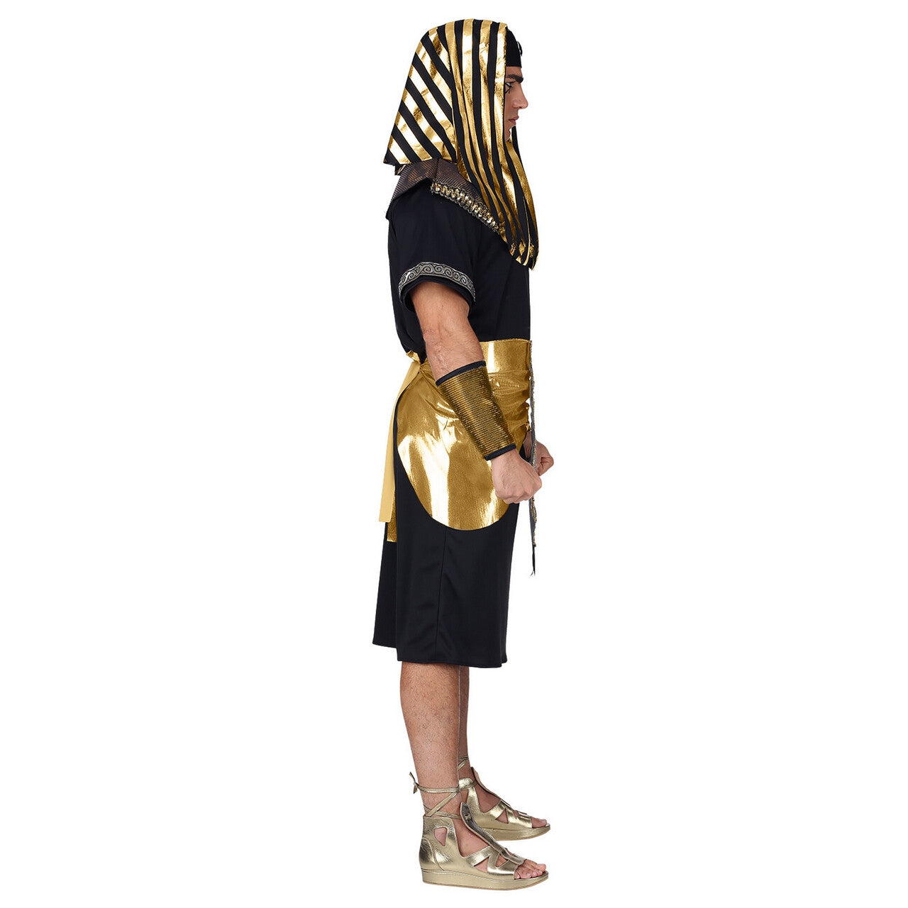 Op deze afbeelding zie je een Kostuums, van het merk Widmann. Man Van Het Grote Huis Farao Egypte Kostuum