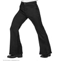 Johns Schwarze Soul-Schlaghose Herren