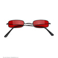 Blutrote Rock-Vampir Brille