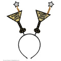 Frohes Neues Jahr Diadem Hair Band Gold