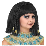 Op deze afbeelding zie je een Accessoires, van het merk Widmann. Cleopatra Pruik Met Veel Vlechtjes