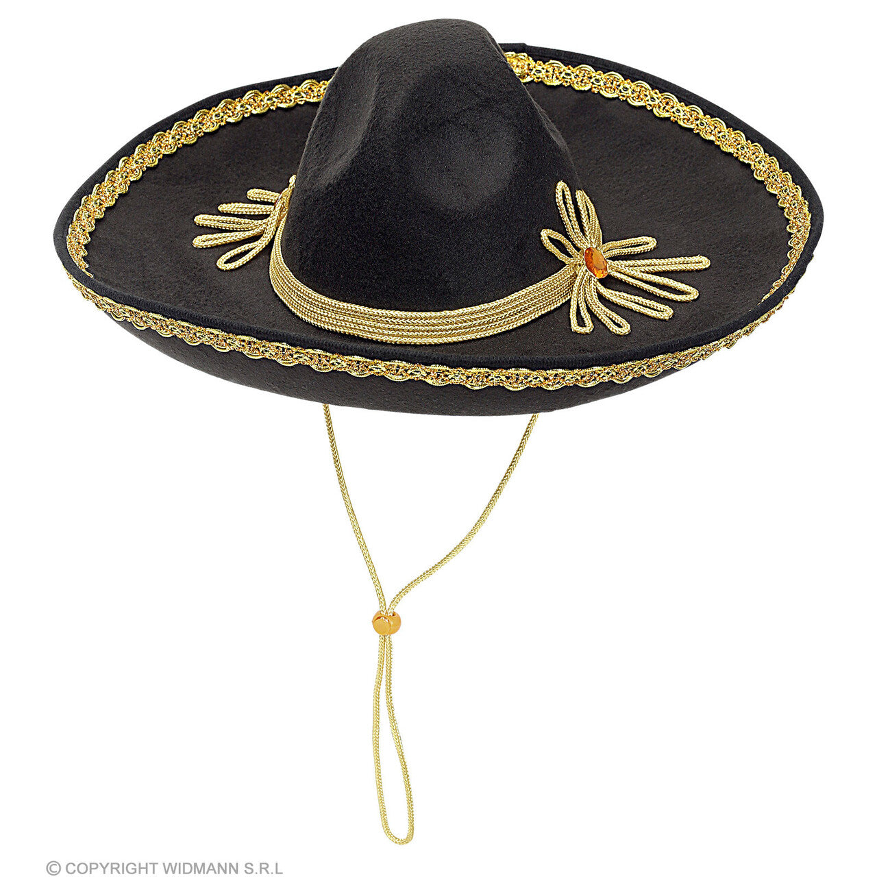 Op deze afbeelding zie je een Accessoires, van het merk Widmann. Manuel Mariachi Sombrero 50 Centimeter
