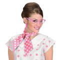 Rockabilly Halstuch Rosa Mit Polka Dots