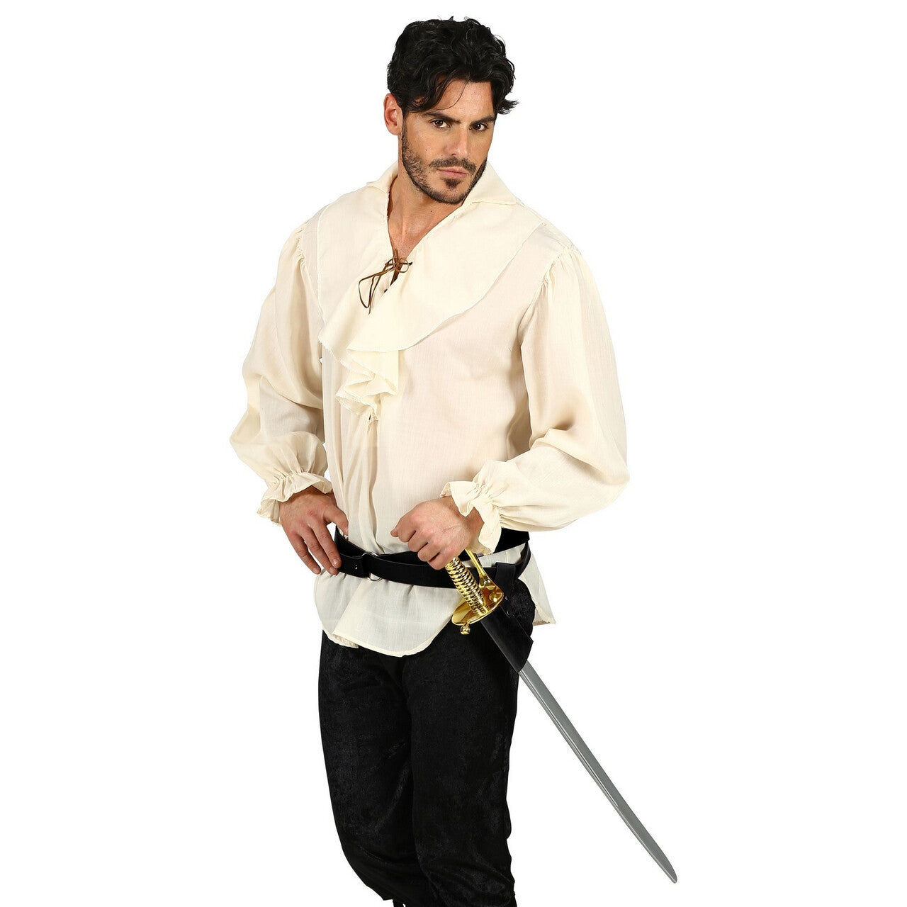 Op deze afbeelding zie je een Accessoires, van het merk Widmann. Zwarte Holster Voor Zwaard Piraat