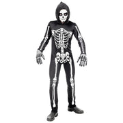 Op deze afbeelding zie je een Kostuums, van het merk Widmann. Botten En Beenderen Skelet Halloween Kind Kostuum