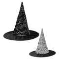 Reversible Hexenhut Schwarz Und Silber