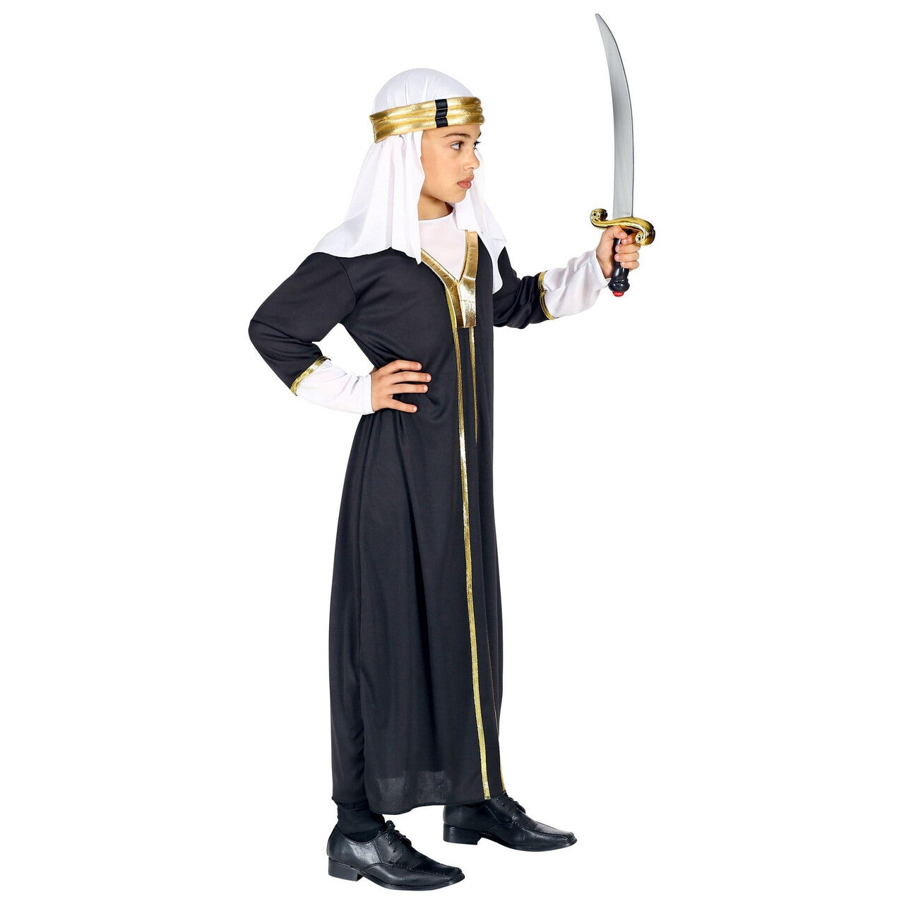Op deze afbeelding zie je een Kostuums, van het merk Widmann. Sultan Turkse Rijk Abu Ali Jongen Kostuum