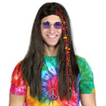 Hippie-Perücke Mit Perlen Und Zöpfen