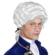 Op deze afbeelding zie je een Accessoires, van het merk Widmann. Koloniale Pruik Amerikaanse Onafhankelijkheidsoorlog