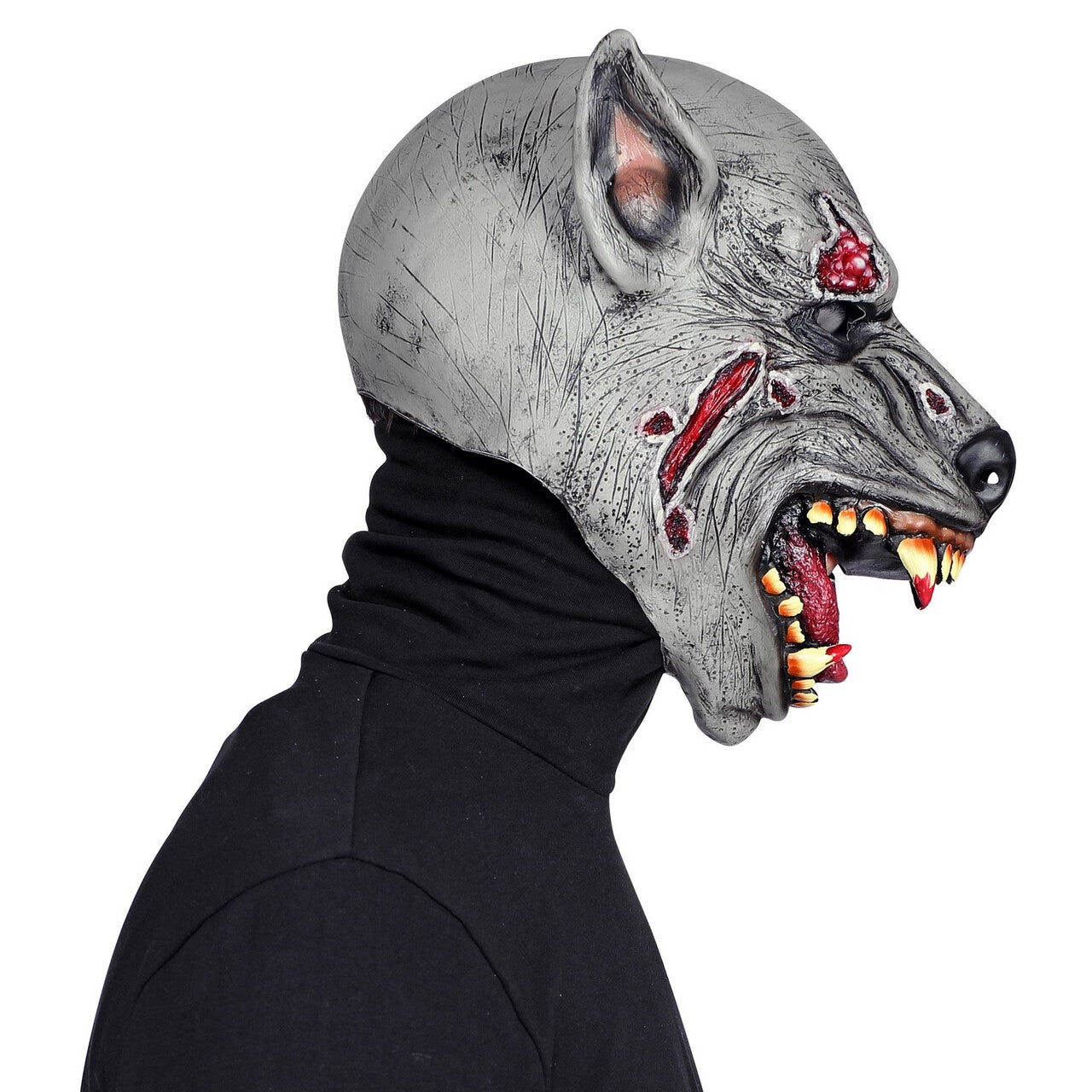 Op deze afbeelding zie je een Accessoires, van het merk Widmann. Masker Waanzinnige Weerwolf