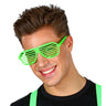 Trendige Neon-Lamellenbrille