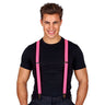 Leuchtende Pink Hosenträger