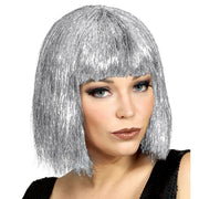 Op deze afbeelding zie je een Accessoires, van het merk Widmann. Bob Pruik Vegas Glitter Zilver