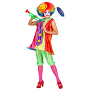 Op deze afbeelding zie je een Kostuums, van het merk Widmann. Hoepelrok Clown Circus Van De Lach Vrouw Kostuum