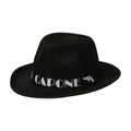 Gangsterhut Schwarz Al Capone