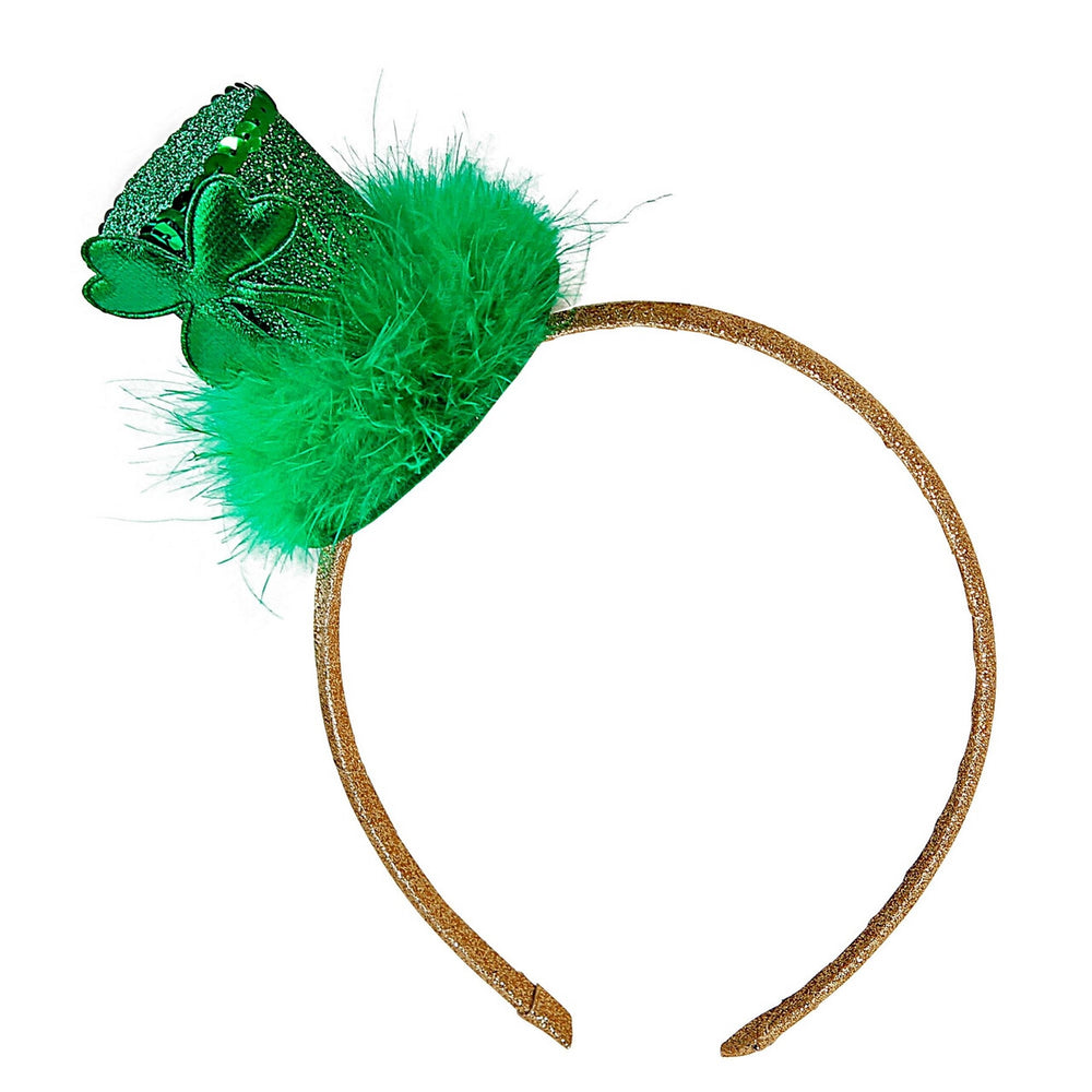 Op deze afbeelding zie je een Accessoires, van het merk Widmann. Haarband Met Klein Groen Hoedje St. Patricks Day