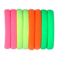 Set Aus 8 Neonfarbenen Haargummis