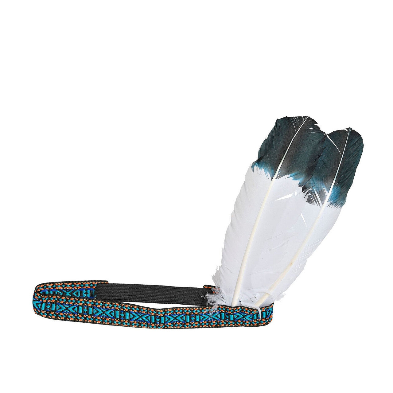 Op deze afbeelding zie je een Accessoires, van het merk Widmann. Hoofdband Indiaan Met 2 Veren