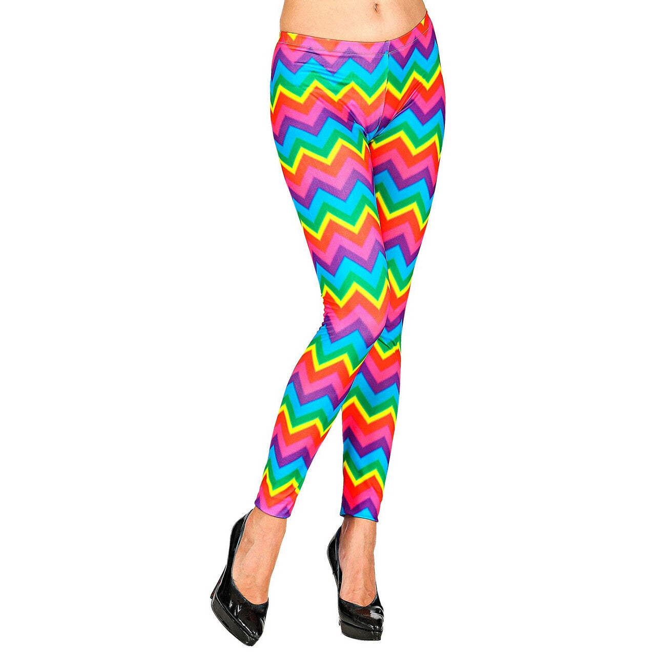 Op deze afbeelding zie je een Accessoires, van het merk Widmann. Regenboog Legging Zomer Festival