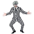 Streifen-Geist Beetlejuice Herrenkostüm