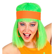 Op deze afbeelding zie je een Accessoires, van het merk Widmann. Jaren 80 Hoofdband Neon Oranje