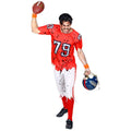 Endzone Zombie American Football Player Herrenkostüm