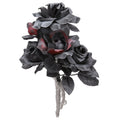 Halloween Brautstrauß Schwarze Rosen