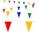 Bunte Party-Wimpelkette 10 Meter