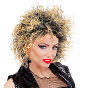 Op deze afbeelding zie je een Accessoires, van het merk Widmann. Pruik Jaren 80 Popster Madonna