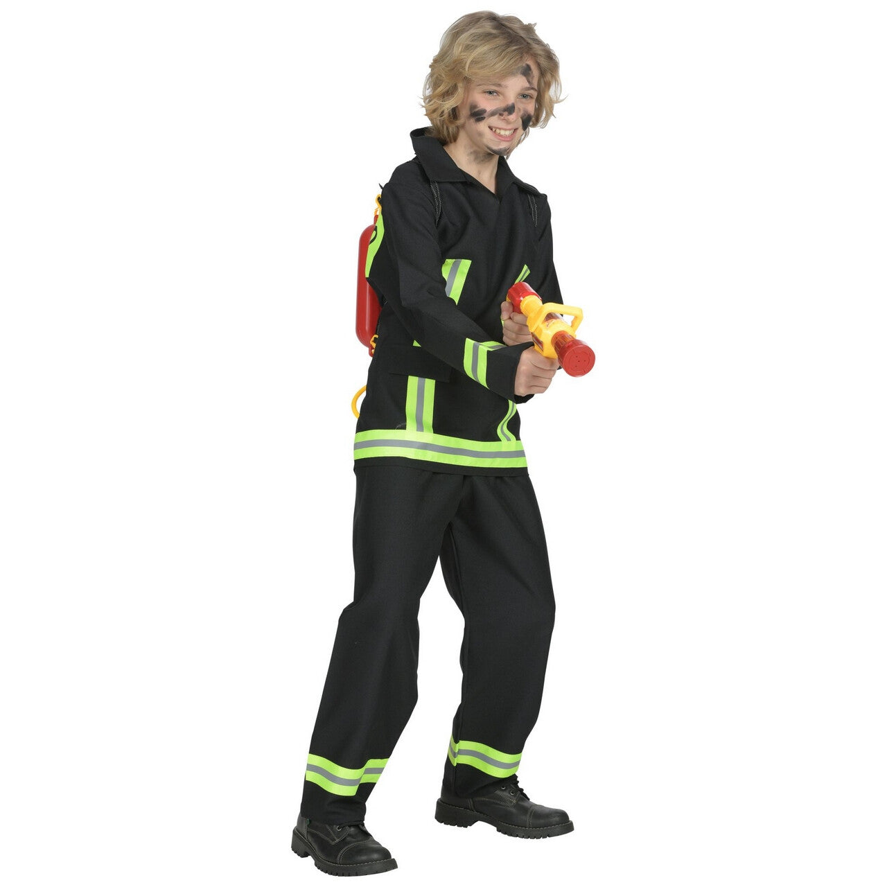 Op deze afbeelding zie je een Kostuums, van het merk Widmann. Brandweerman Feuerwehr Huizenhoge Vlammen Jongen Kostuum