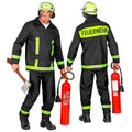Feuerwehrmann Flammenbekämpfer Herrenkostüm