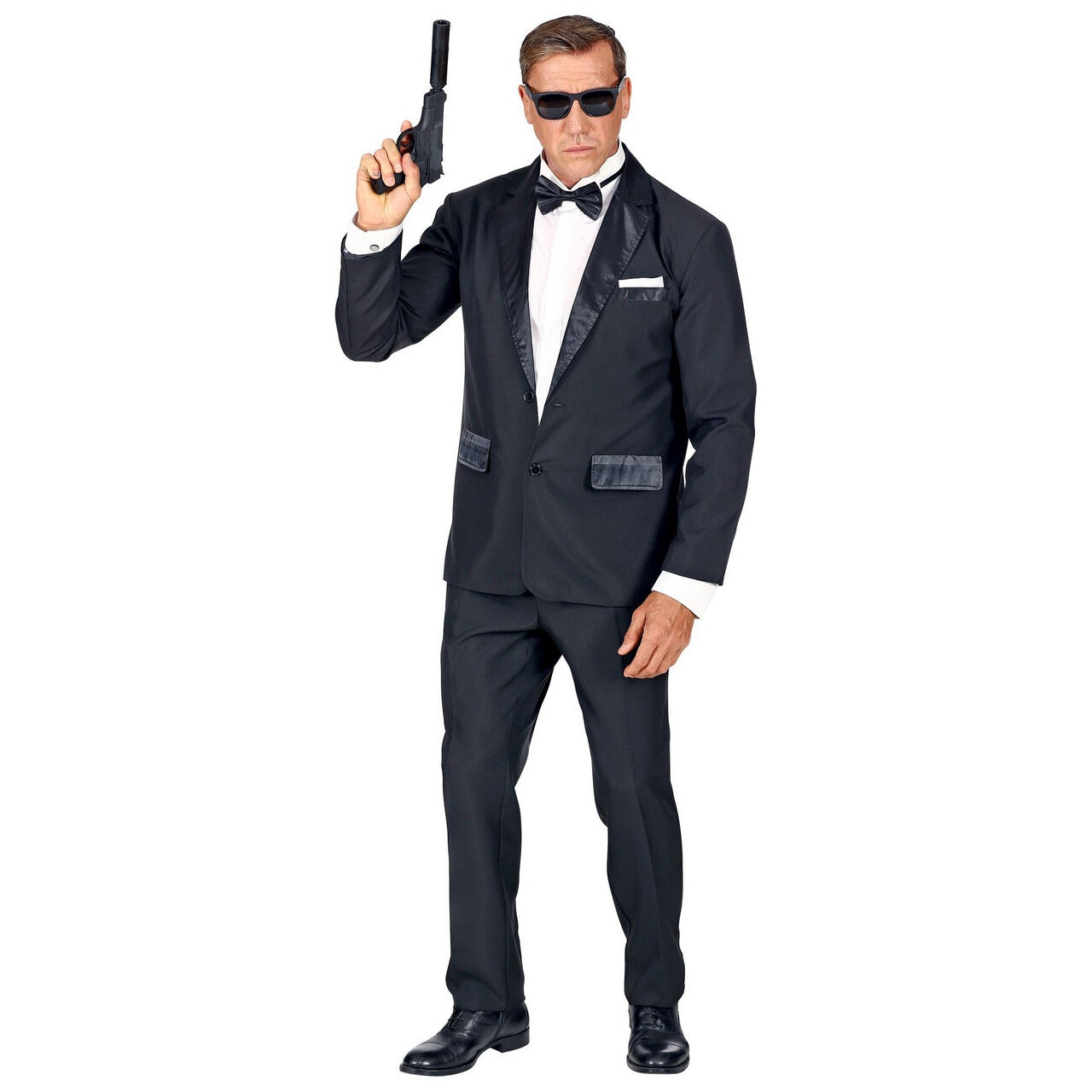 Op deze afbeelding zie je een Kostuums, van het merk Widmann. 007 Bond Smoking Man Kostuum