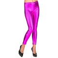 Glänzende Violett-Leggings Peggy