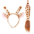 Giraffenhörner Mit Ohren Und Schwanz