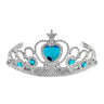 Silber-Tiara Mit Blau-Türkisen Schmucksteinen