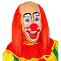 Nackter Schädel Mit Langem Rotem Haarclown