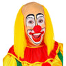 Nackter Schädel Mit Langem Gelben Haarclown