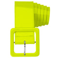 Neon-Gelber Vinylgürtel