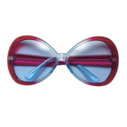 Op deze afbeelding zie je een Accessoires, van het merk Widmann. Bril Sugarbabe Rood Blauw