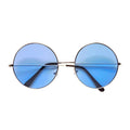 Retro XXL 70er Jahre Brille Blau