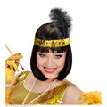 20s -Pailletten Stirnband Mit Fähre, Gold
